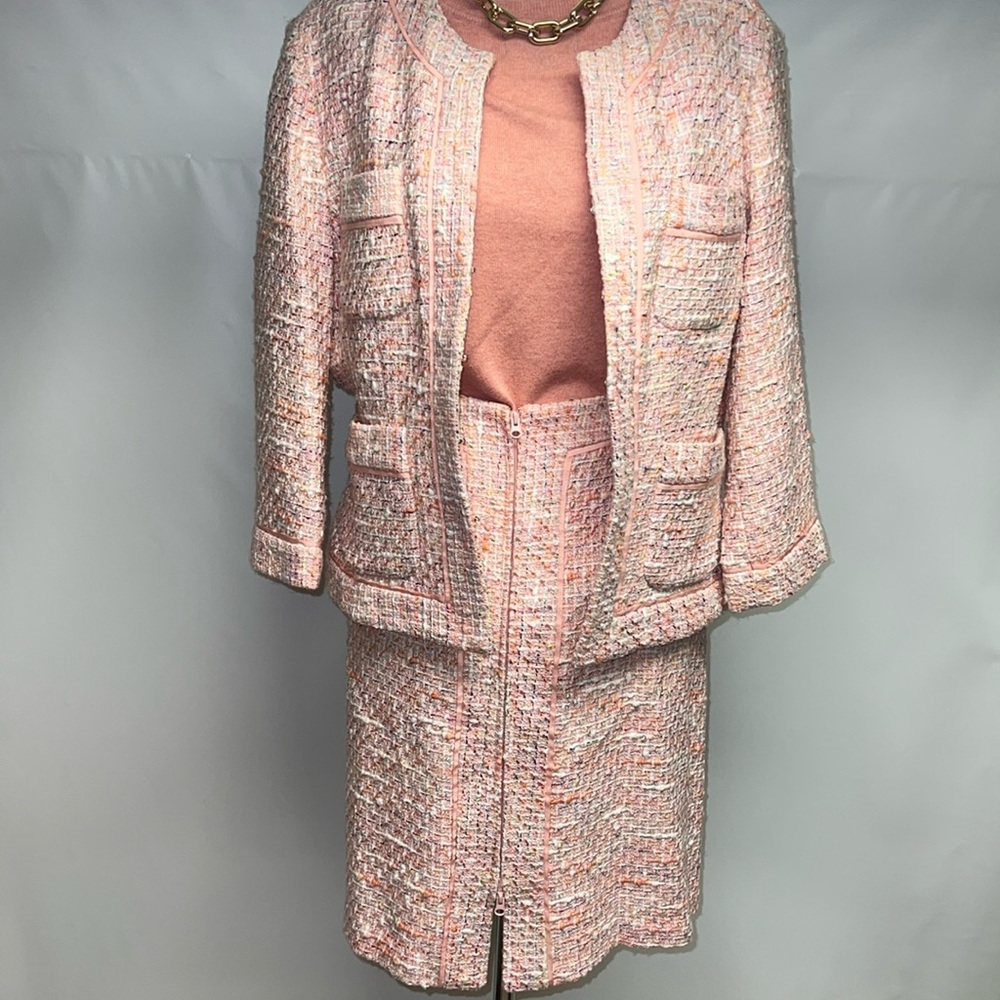 Chanel style skirt suit